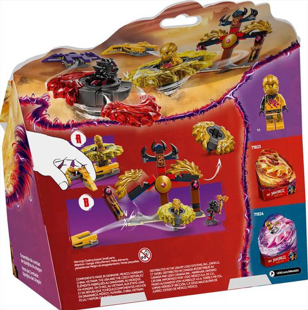 "LEGO - NINJAGO Battle Pack draghi dello Spinjitzu - 71826-Multicolore"