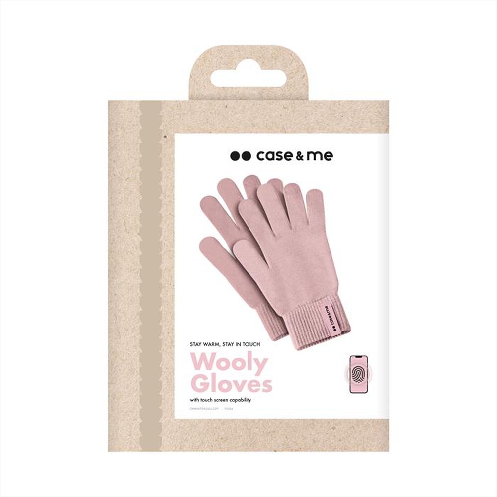 "CASEME - Guanto Touch CMWINTER24GL22P-Rosa"