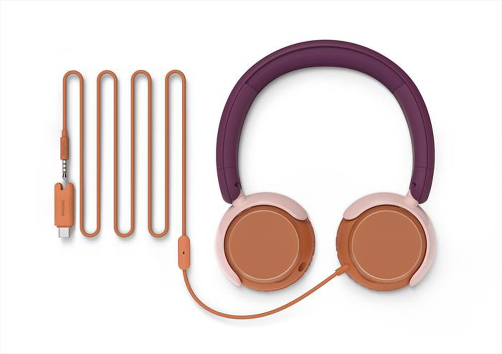Immagine del prodotto PHILIPS - Cuffie on-ear cablate per bambini TAK2000MP/00-Viola Magenta