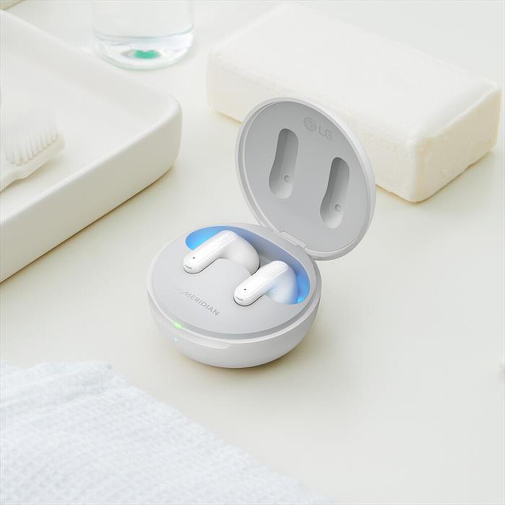 "LG - TONE FREE FP9 - CUFFIE TRUE WIRELESS BLUETOOTH-Bianco - Pearl White"