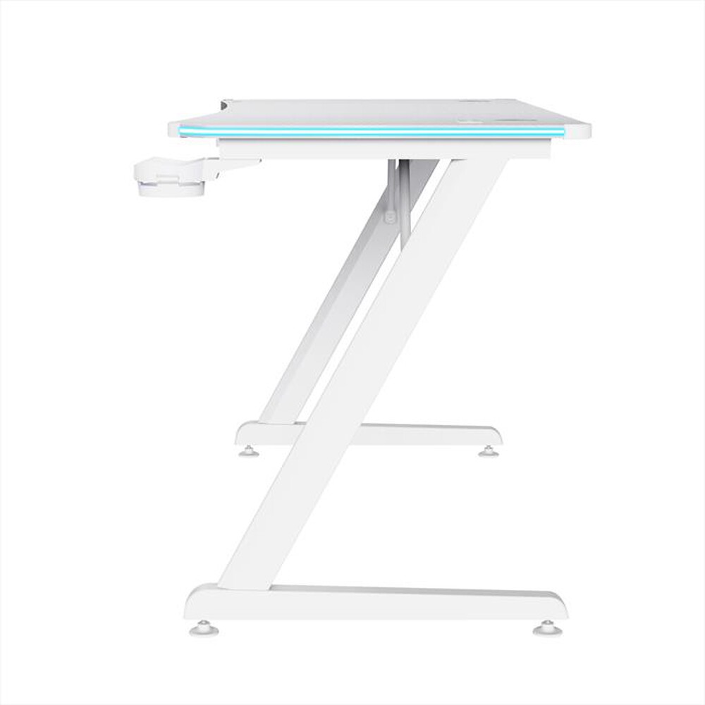 "TRUST - Scrivania gaming illuminata a LED GXT709W-White"