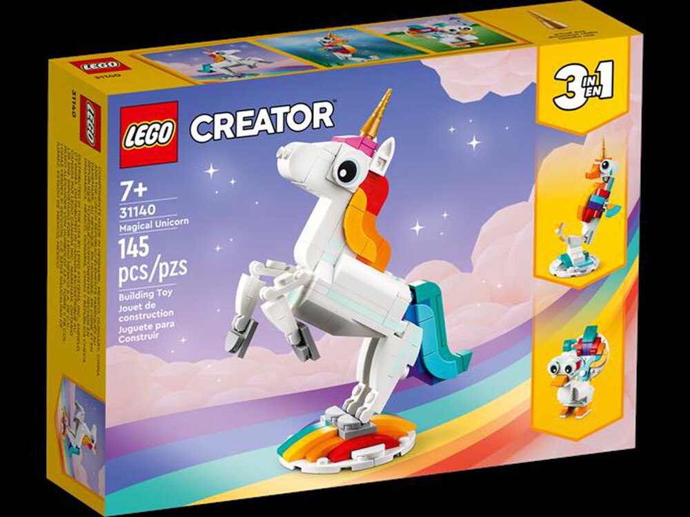 "LEGO - CREATOR 3IN1 Unicorno magico - 31140"