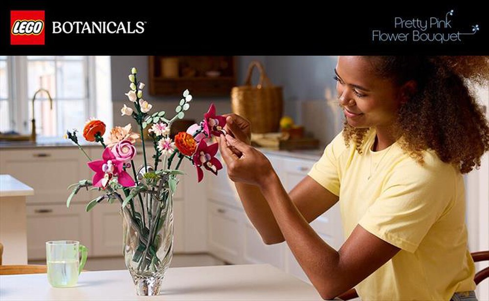 Immagine del prodotto LEGO - BOTANICAL COLLECTION Bouquet di fiori rosa - 10342