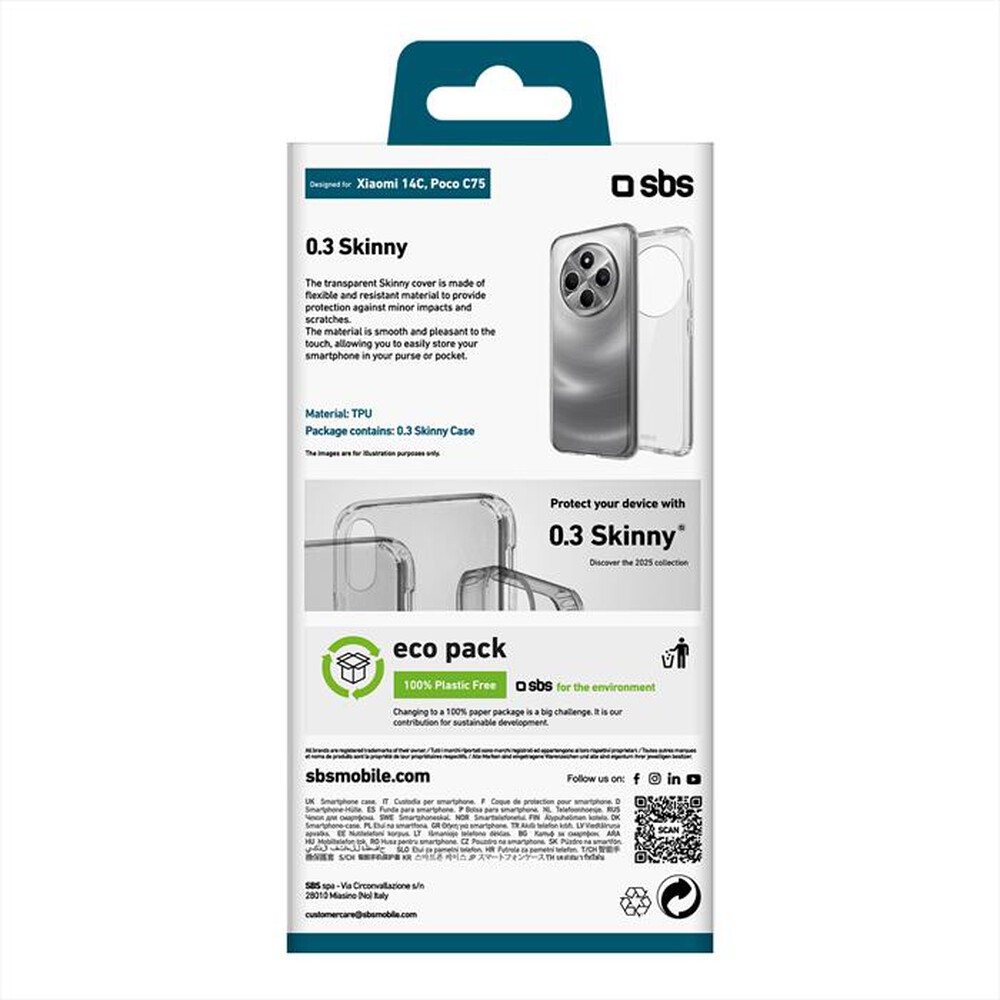 Immagine del prodotto SBS - TESKINXI14CT-Trasparente