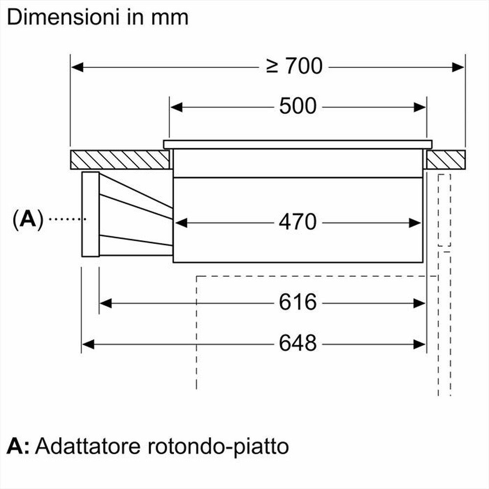 Immagine del prodotto BOSCH - Piano in vetro ceramica ad induzione PVS831B16E-Nero