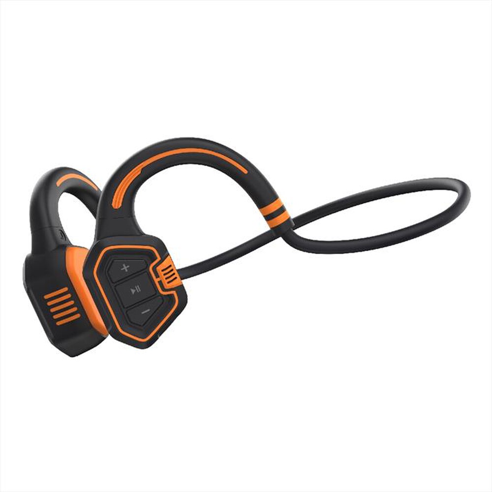 "CONDUCTION LABS - Auricolari bluetooth FREESTYLE-NERO/ARANCIO"