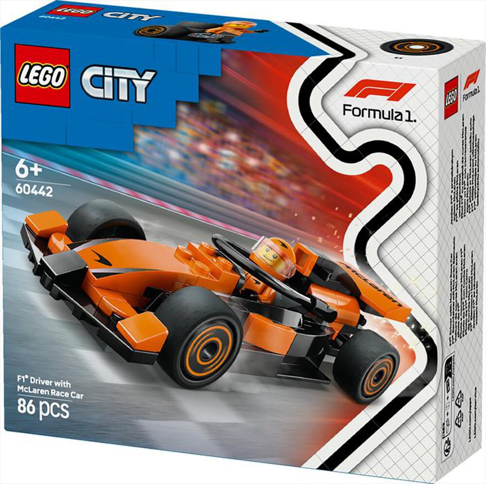 Immagine del prodotto LEGO - CITY FORMULA 1 Pilota e monoposto McLaren F1 60442