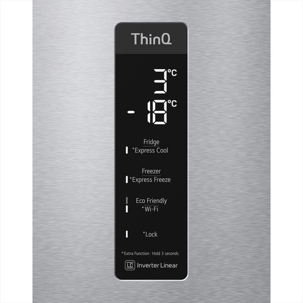 Immagine del prodotto LG - Frigorifero combinato GBB72NSUCN1 Classe C 384 lt-Noble Steel
