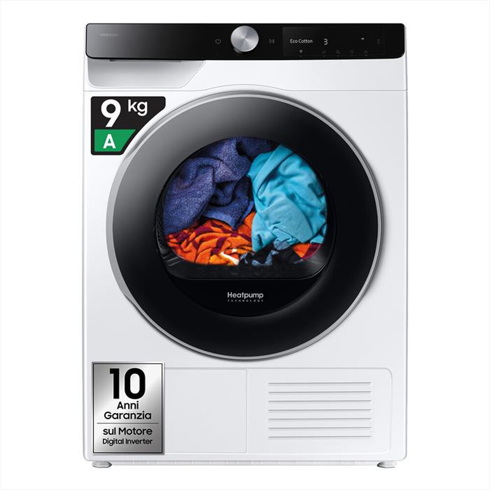 Immagine del prodotto SAMSUNG - Asciugatrice DV90DG6845LKU3 9Kg Classe A-Bianco