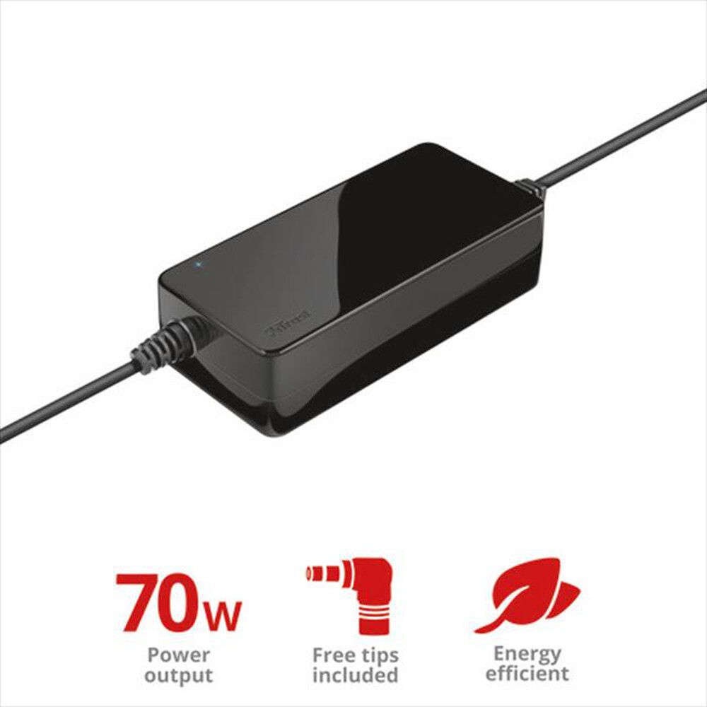 Immagine del prodotto TRUST - TRUST PRIMO 70W LAPT CHRG-Black