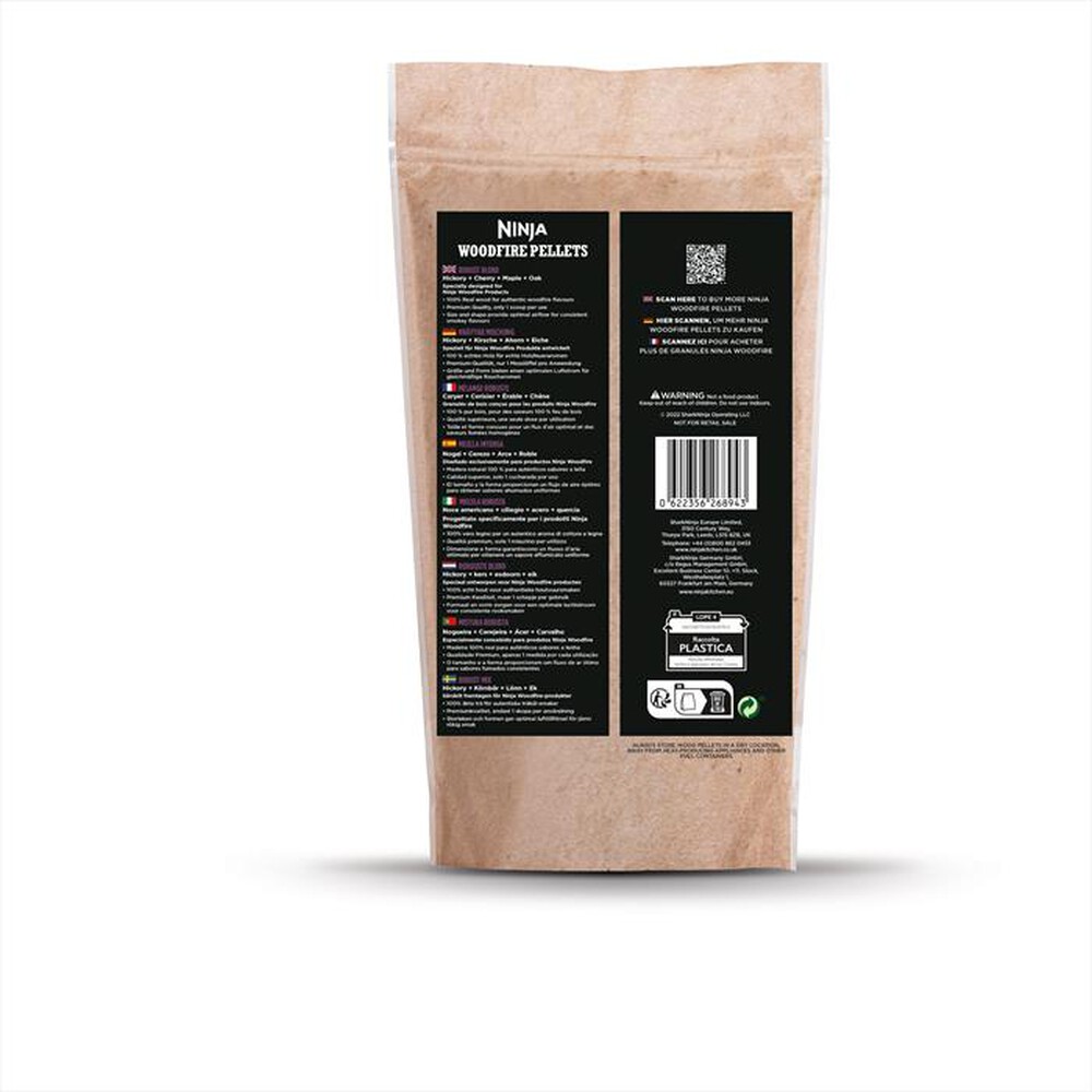Immagine del prodotto NINJA - Pellet Woodfire miscela robusta 900 gr-LEGNO