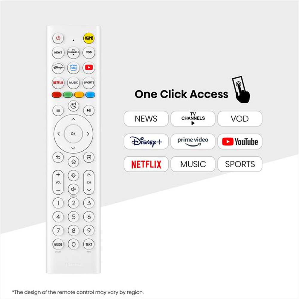 Immagine del prodotto HISENSE - Smart TV QLED 4K 43" D&egrave;co 43S5Q-BIANCO
