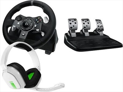 LOGITECH - Volante da Corsa G920 BUNDLE + A10-Nero