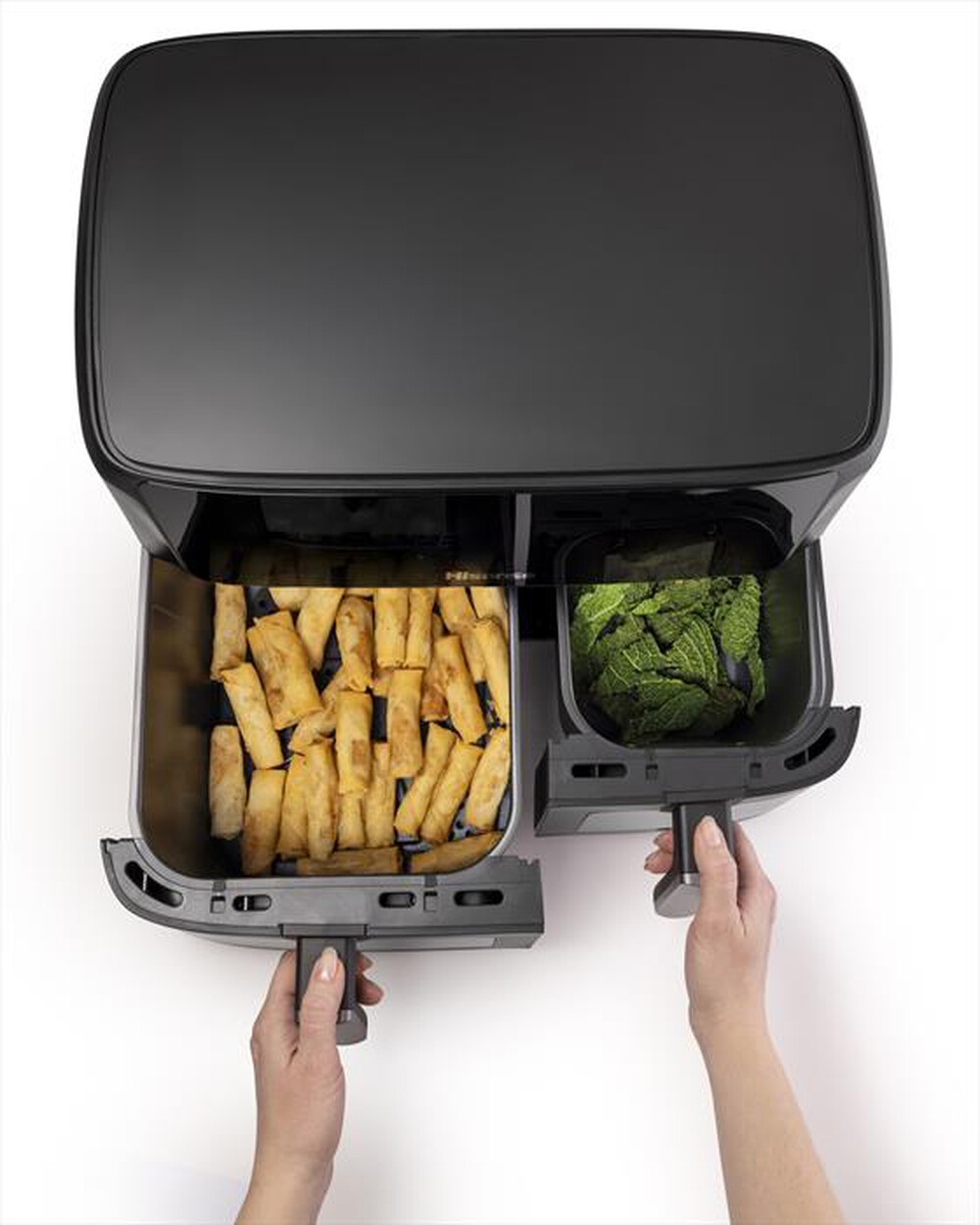 Immagine del prodotto HISENSE - Friggitrice ad aria con doppio cestello HAF2700DCD-Nero