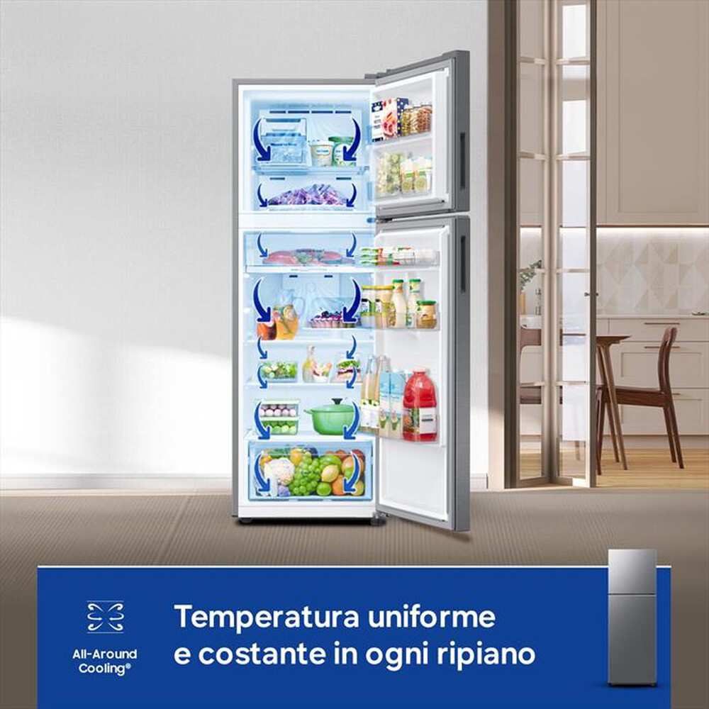 Immagine del prodotto SAMSUNG - Frigorifero 2 porte RT35CG5644S9ES Classe E 348 lt-METAL INOX