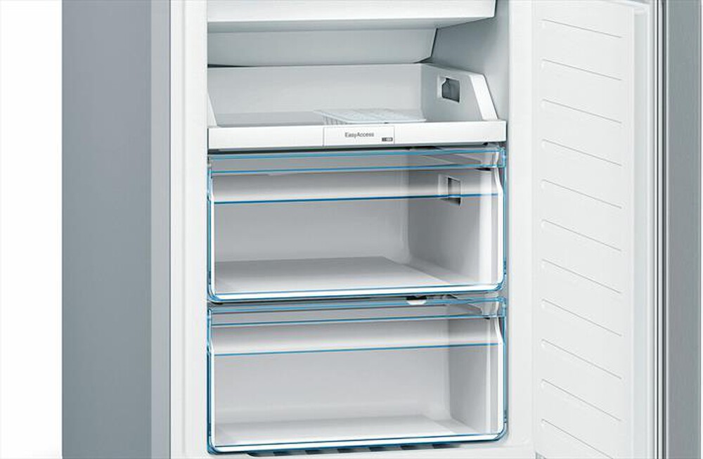 "BOSCH - Frigorifero combinato KGN36NLEA Classe E-Metal look"