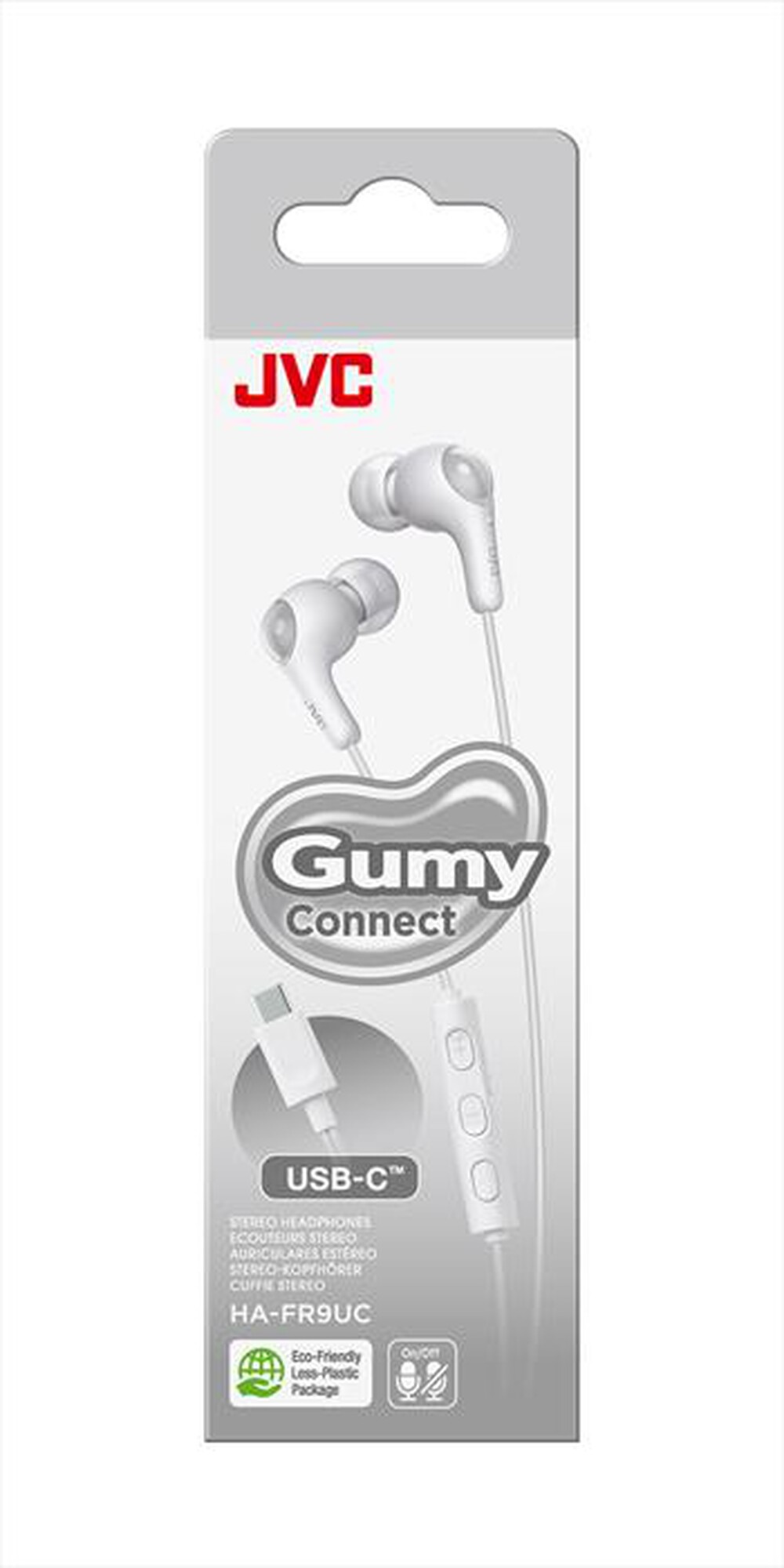 "JVC - Auricolari HA-FR9UC-BIANCO"