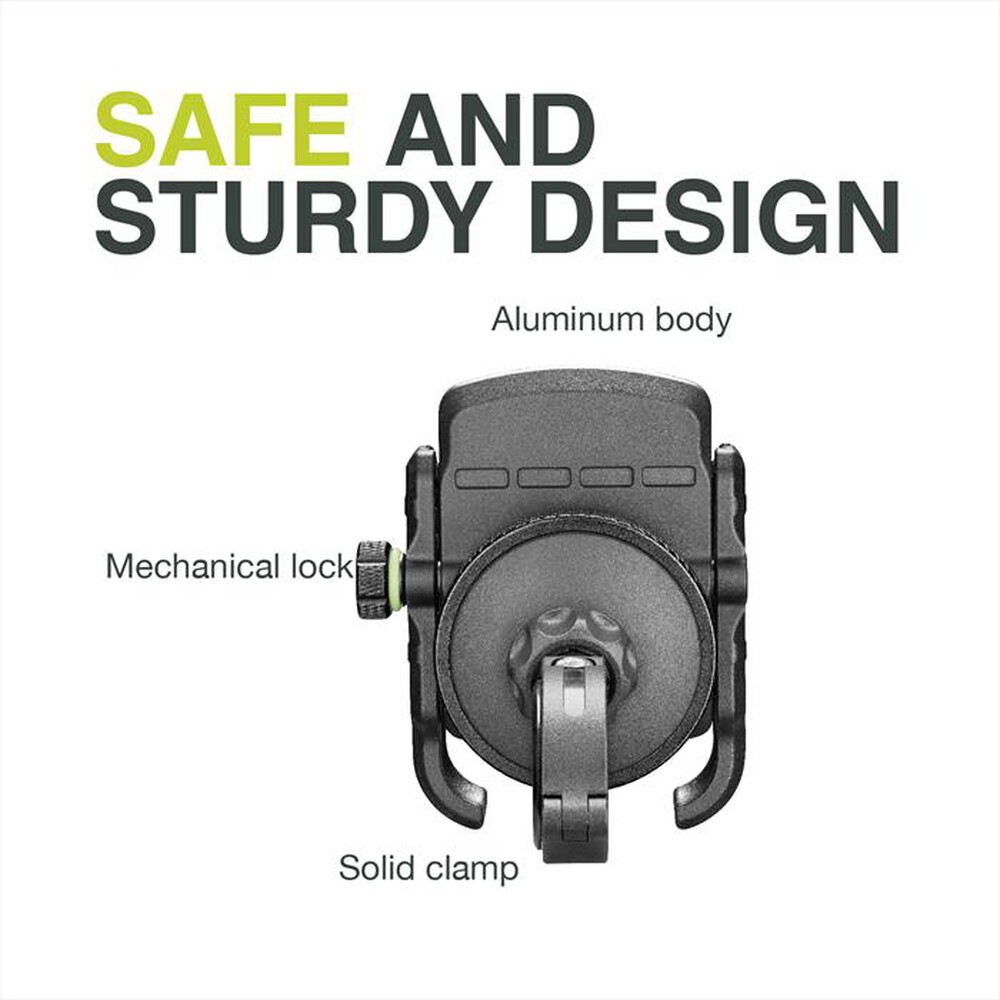 Immagine del prodotto CELLULARLINE - Supporto Smartpone da manubrio NEWMHOLDERALUMINK
