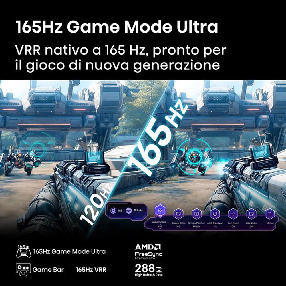 "HISENSE - Smart Tv Mini LED 55\" 4K Ultra HD 55U79Q 144Hz-NERO"