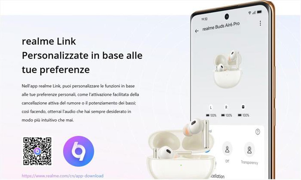 Immagine del prodotto REALME - BUDS AIR 6 PRO WIRELESS EAR BUDS-Silver Blue