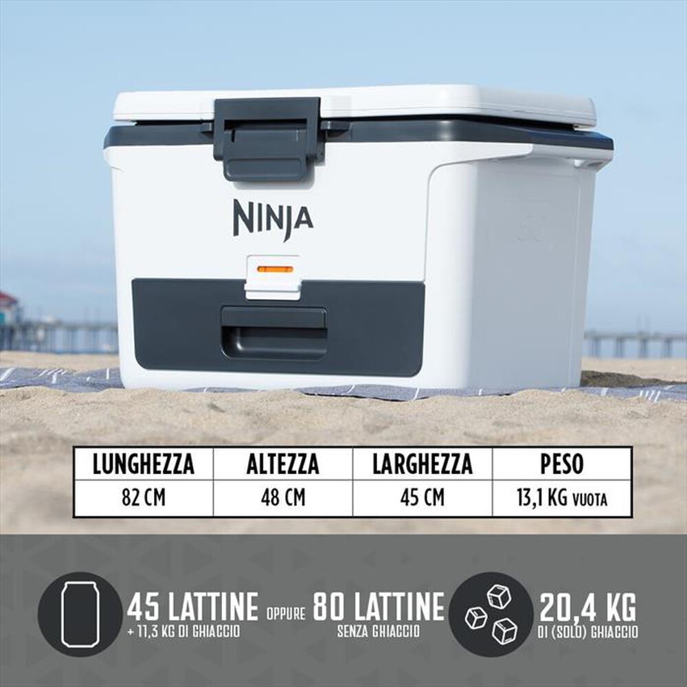 "NINJA - FRIGO PORTATILE FROSTVAULT 47LT-Bianco nuvola"