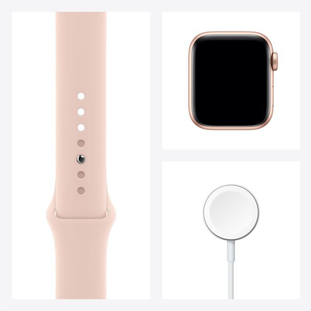 "APPLE - Watch SE GPS 40mm Alluminio Oro-Cinturino Sport Rosa Sabbia"