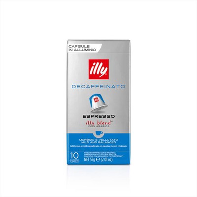 ILLY - 10 CAPSULE COMPATIBILI NESPRESSO DECAFFEINATO