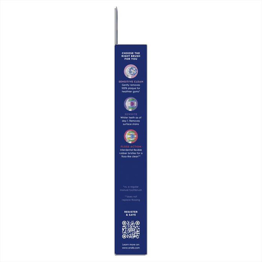 Immagine del prodotto ORAL-B - Testine ricambio EB50RX 10CT CROSSACTION ENG BOX-BIANCO