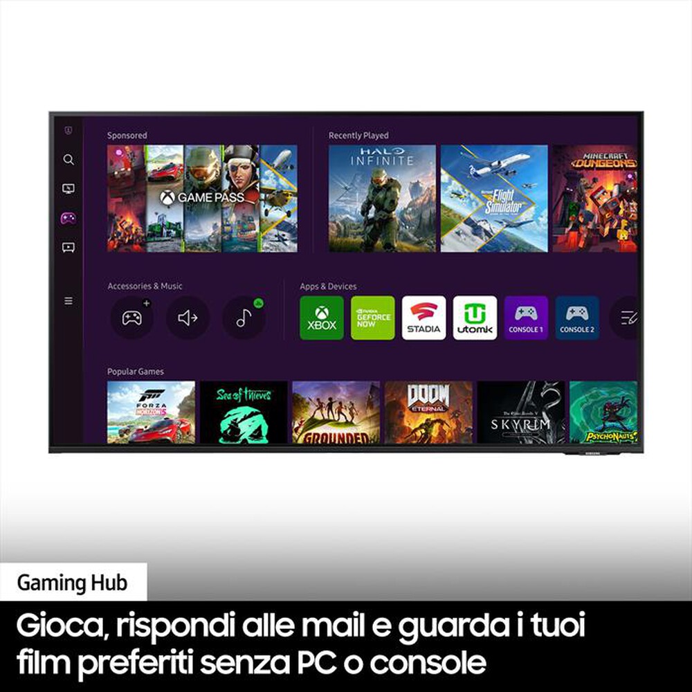 "SAMSUNG - Smart monitor M7 - M70B DA 43'' UHD FLAT-Nero"