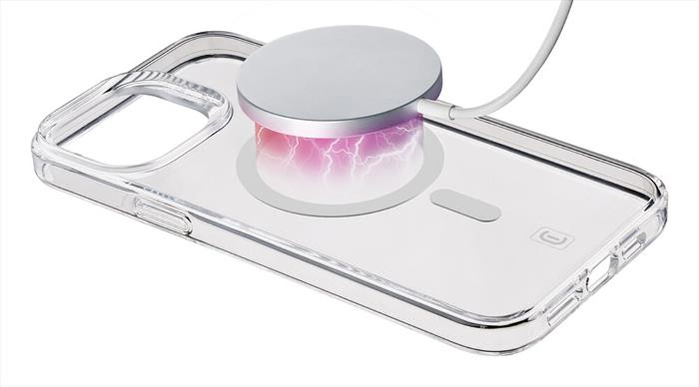 "CELLULARLINE - Custodia Back GLOSSMAGIPH15PROT iPhone 15 Pro-Trasparente"