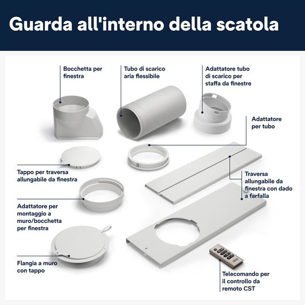 "DE LONGHI - PAC EL110 ERF WIFI-Bianco"