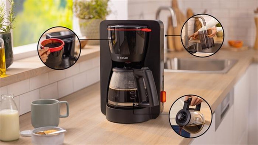 "BOSCH - Macchina caffè americana TKA3M133-Nero"