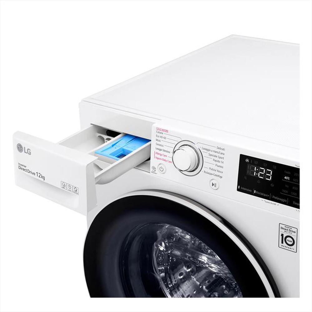 "LG - Lavatrice F4WV312S0E 12 Kg Classe B-White"