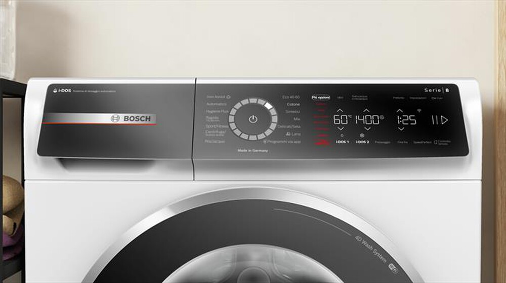 "BOSCH - Lavatrice WGB254A0IT 10 kg Classe A-BIANCO"