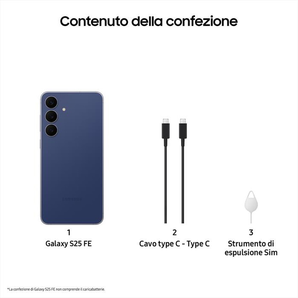 Immagine del prodotto SAMSUNG - Galaxy S25 FE 8+256GB-Navy