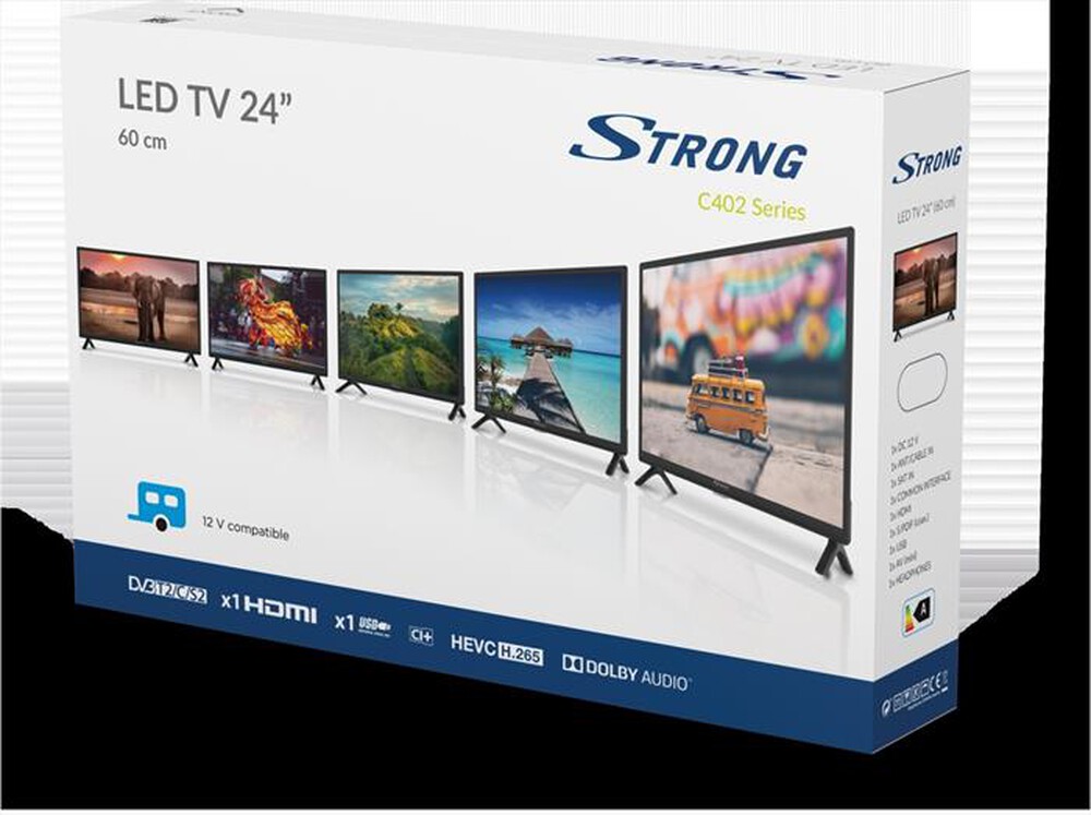 "STRONG - TV 24 Pollici HD ready 24HC4023-nero"