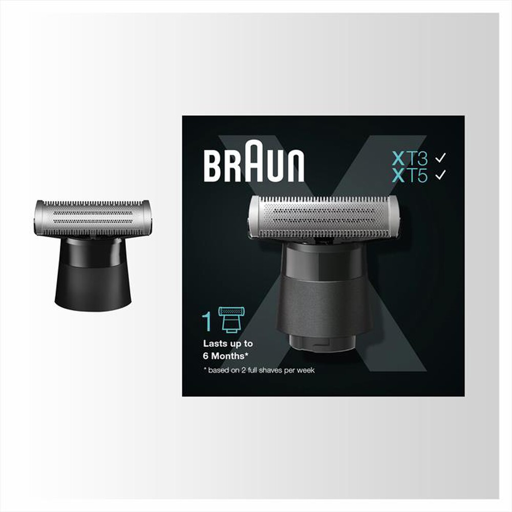 "BRAUN - SERIES X LAMA DI RICAMBIO XT10 - NERO"