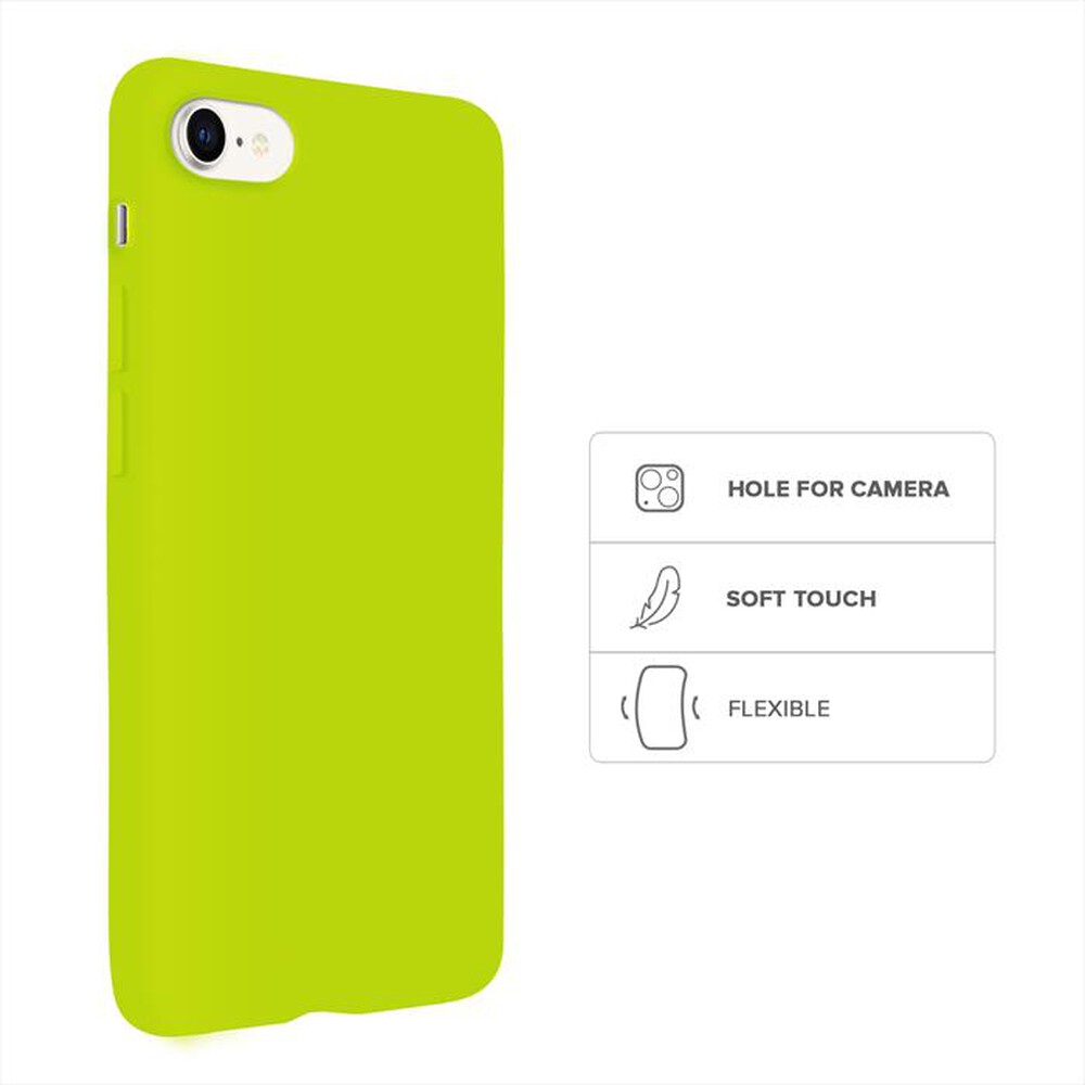 "SBS - Cover Rainbow TERBWIP8ACIDG per iPhone SE 2020/8/7-Acid Green"