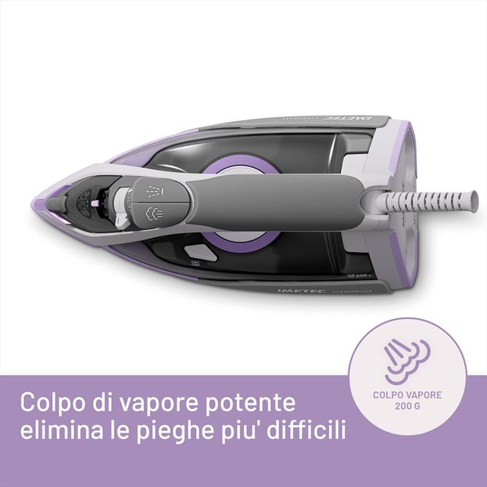 Immagine del prodotto IMETEC - Ferro da stiro a vapore INTELLIFAST-Grigio/Viola