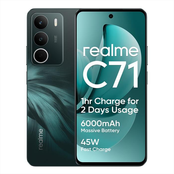 VODAFONE - REALME C71 4G 6-128GB-Forest Owl | Euronics