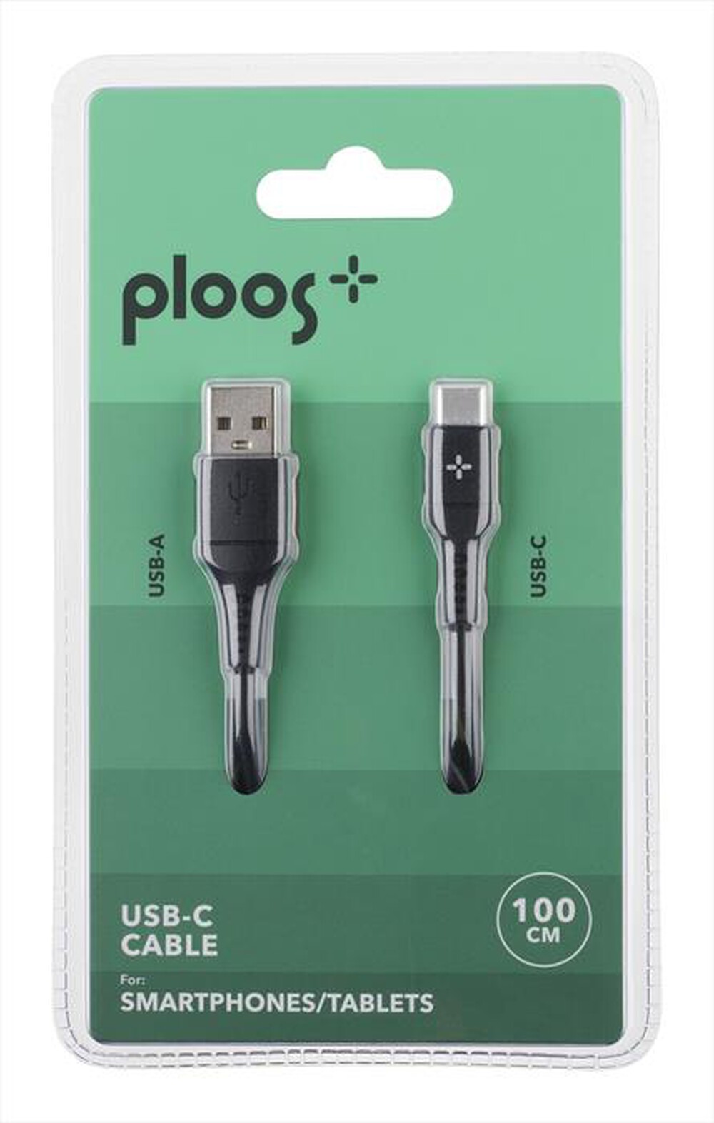 Immagine del prodotto PLOOS - Cavo 100CM - USB-C-Nero