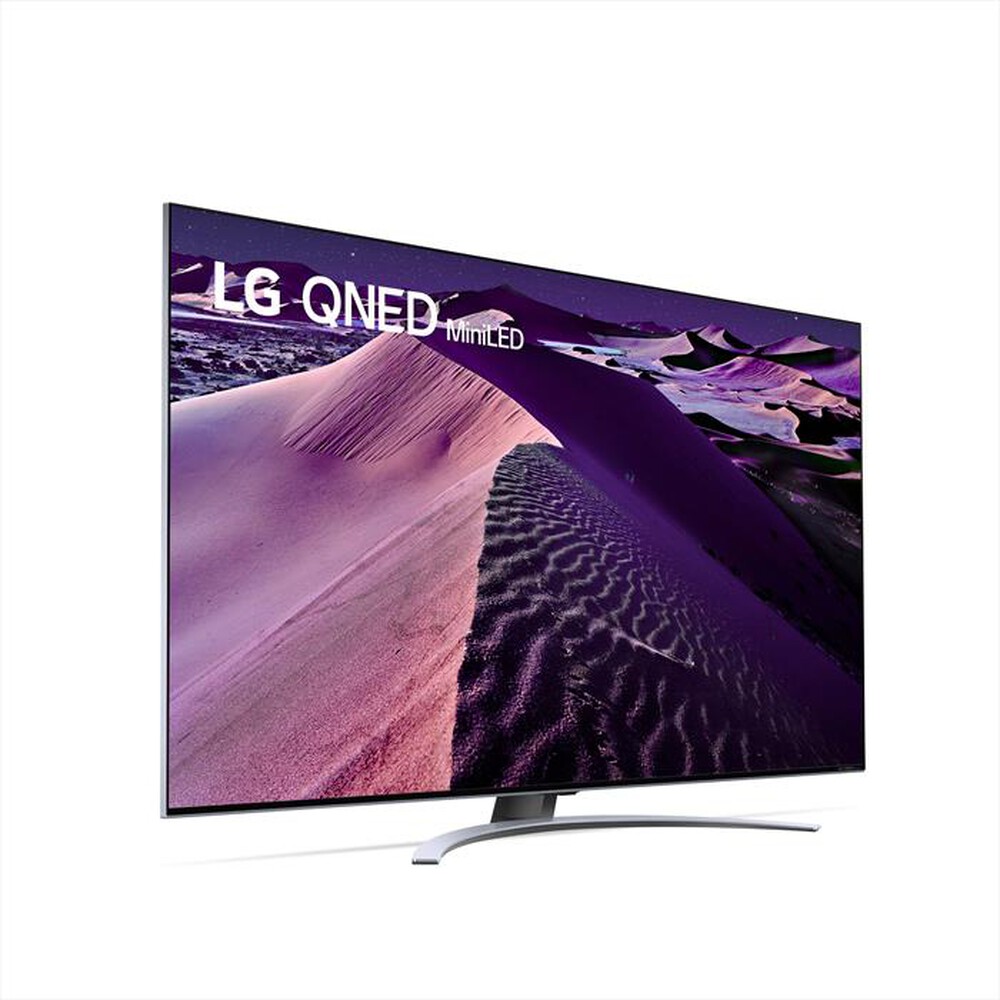 "LG - Smart TV MINI LED UHD 4K 55\" 55QNED876QB-Frozen Silver"