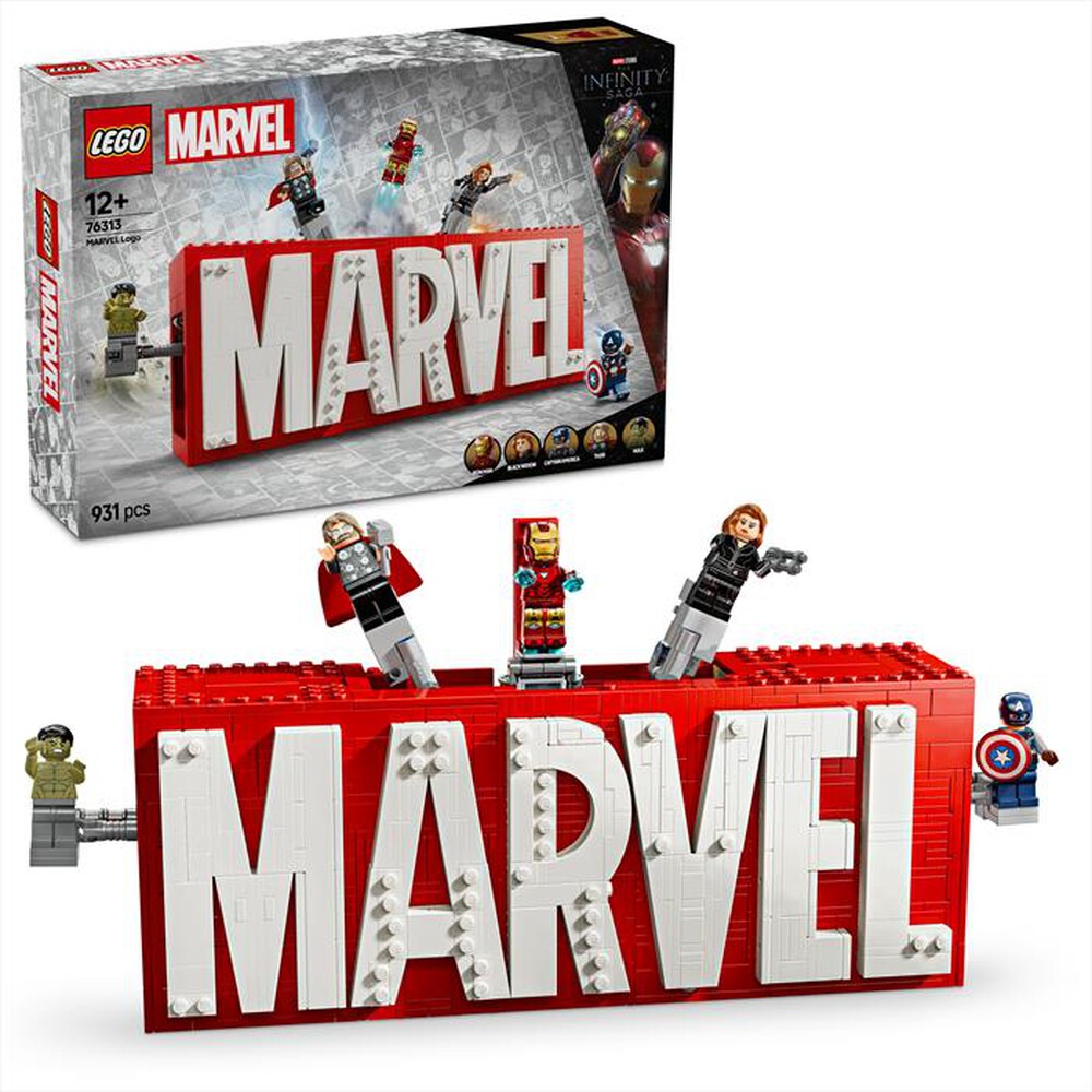 Immagine del prodotto LEGO - SUPER HEROES MARVEL Logo e Minifigure MARVEL 76313