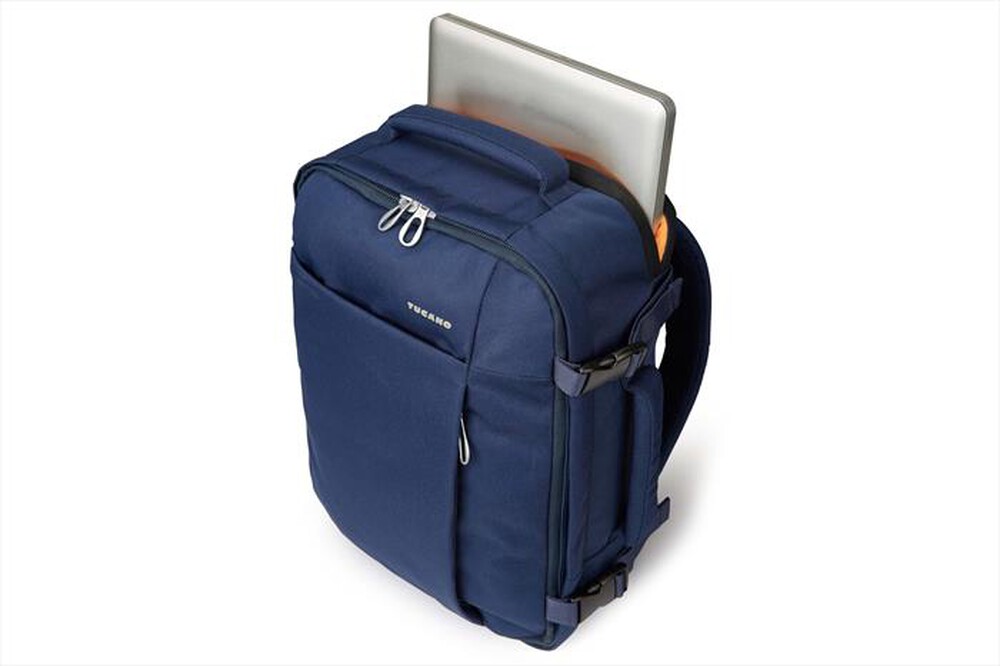 "TUCANO - TUGO' - Zaino da viaggio, bagaglio a mano, 20L-Blu"