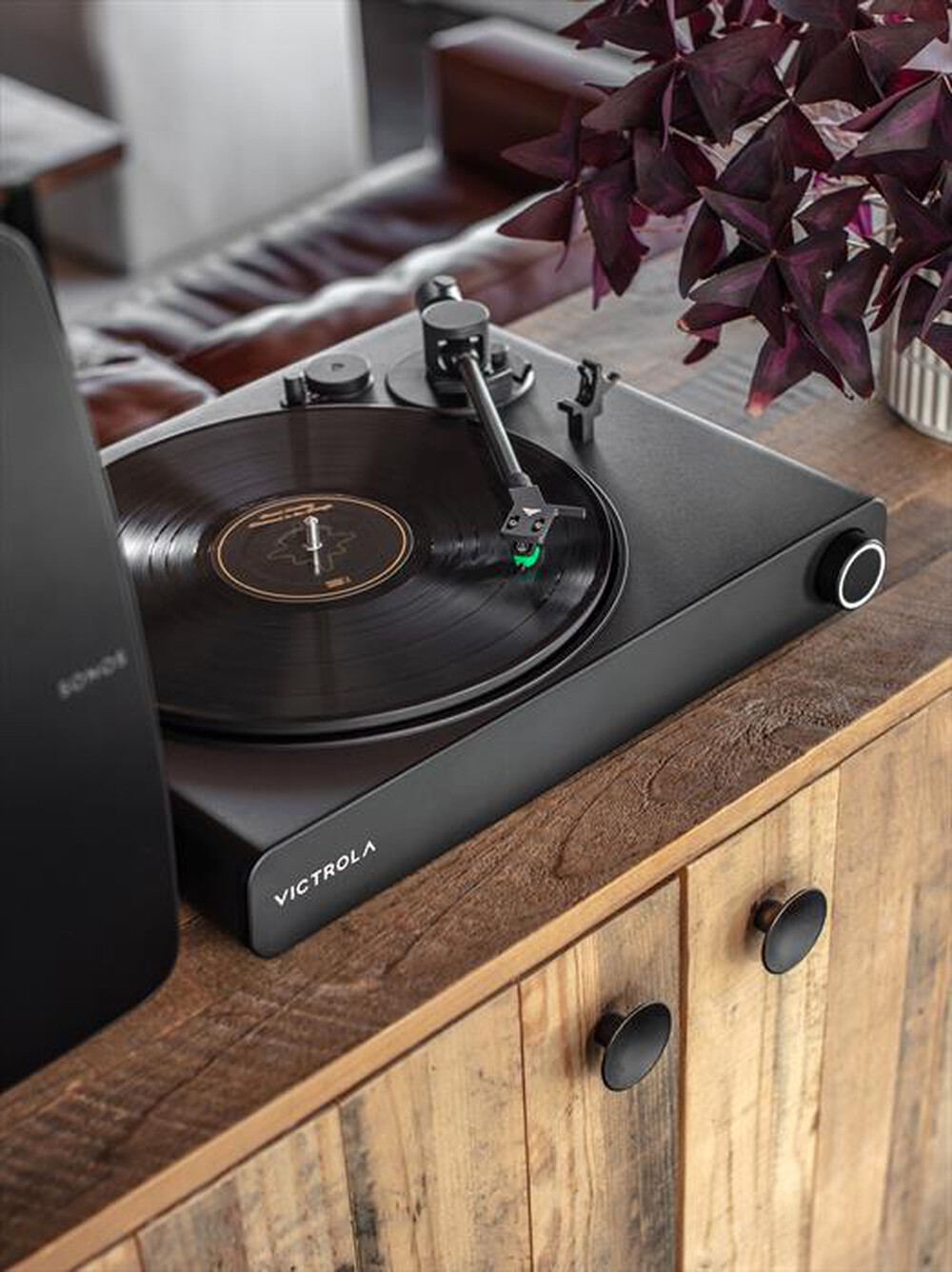 "VICTROLA - Piatto giradischi ONYX-Nero"