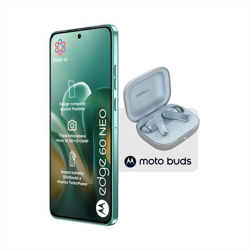 Immagine del prodotto MOTOROLA - Smartphone EDGE 60 NEO + MOTO BUDS-PANTONE Frostbite