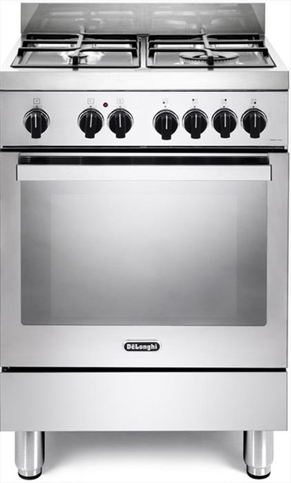 "DE LONGHI - Cucina a gas PMX 66 ED Classe A-inox"