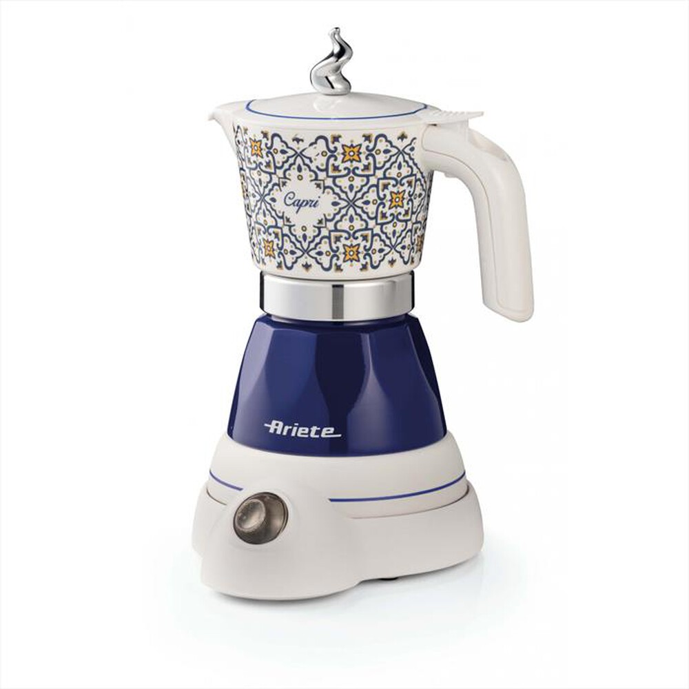 Immagine del prodotto ARIETE - Moka elettrica 1358A CAF ARIETE "CAPRI" INT-Bianco, Blu