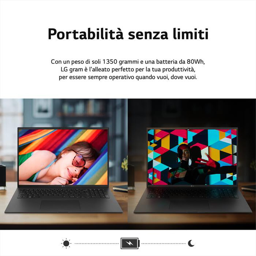 "LG - Notebook 17Z90Q-Grigio Antracite"