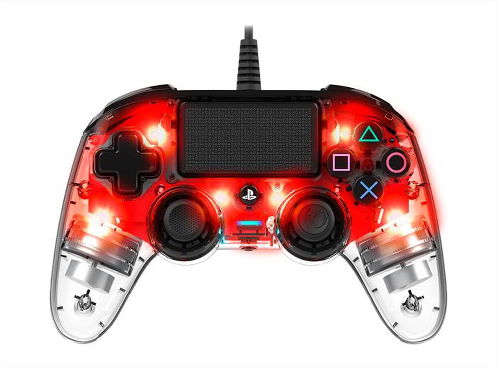 "NACON - NACON PS4 LIGHT PAD RED-TRASPARENTE ROSSO"